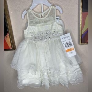 Chantilly Place Cream Lace Dress for Kids